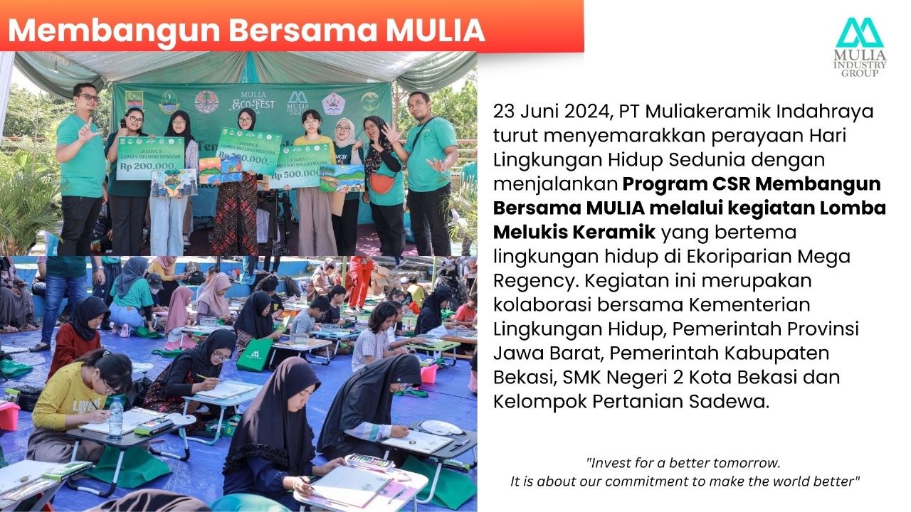 Membangun Bersama MULIA: Lomba Melukis Keramik